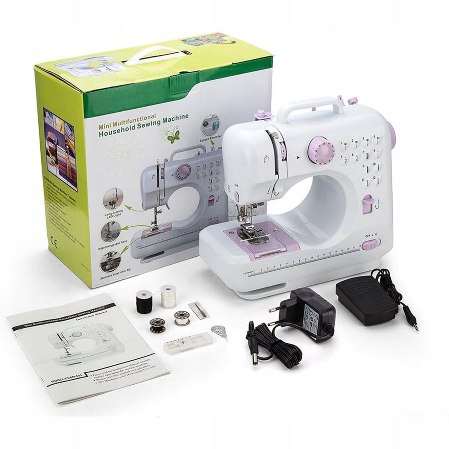 SEWING MACHINE FOR CHILDREN EASY SEMI-AUTOMATIC SPEED CONTROL Packaging status original