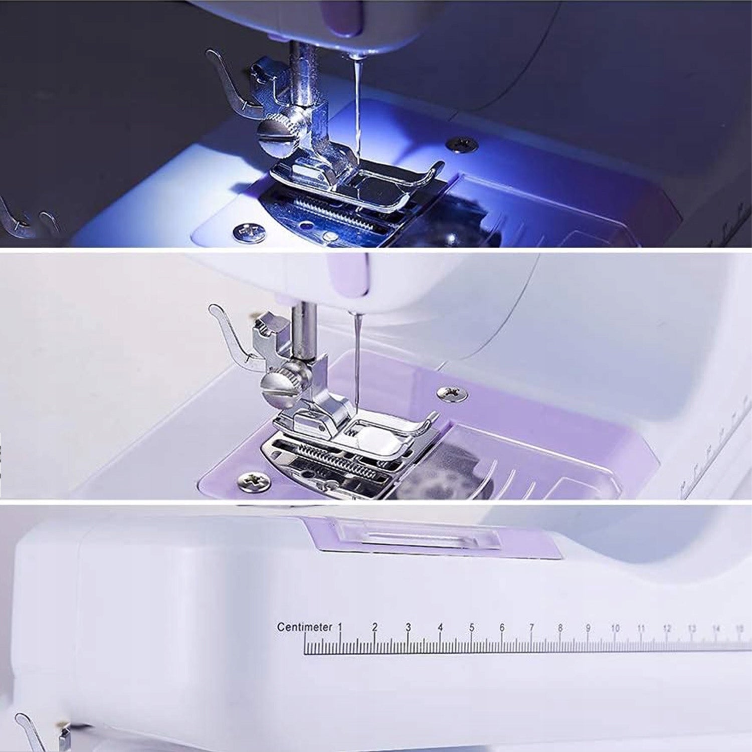 SEWING MACHINE HOME BODY MINI 12 DIFFERENT STITCHES ADJUSTABLE SPEED Hook rotating