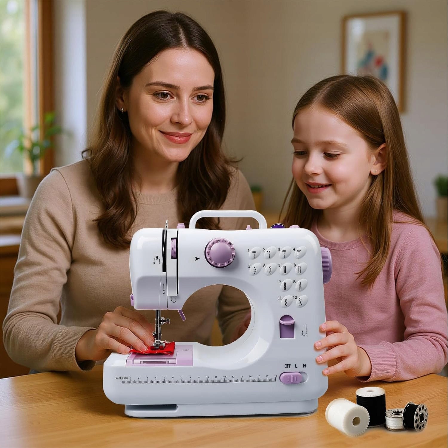 SEWING MACHINE HOME BODY MINI 12 DIFFERENT STITCHES ADJUSTABLE SPEED Model 6FZ0075EU0011