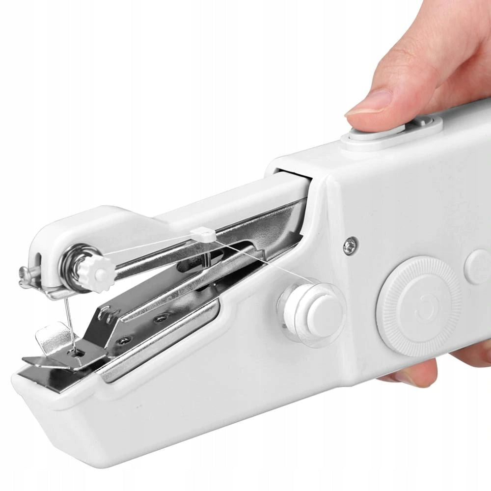 SEWING MACHINE MINI HANDHELD PORTABLE BATTERY TRAVEL NEEDLE 3x THREAD Brand RETOO