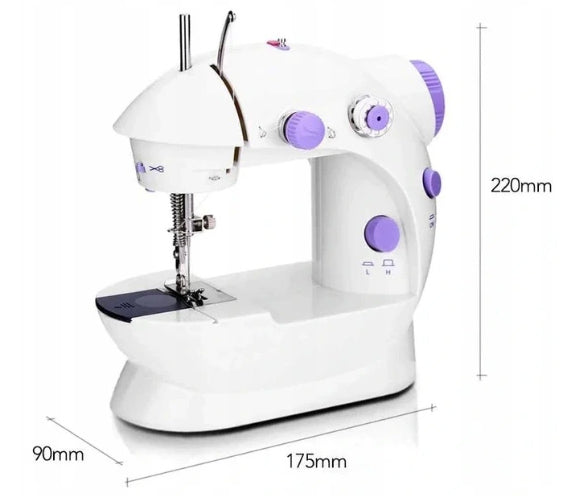 SEWING MACHINE PORTABLE +DRIVE +THREAD+NEEDLES +Zas Dominant color white