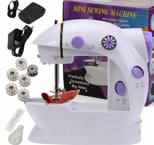 SEWING MACHINE PORTABLE +DRIVE +THREAD+NEEDLES +Zas