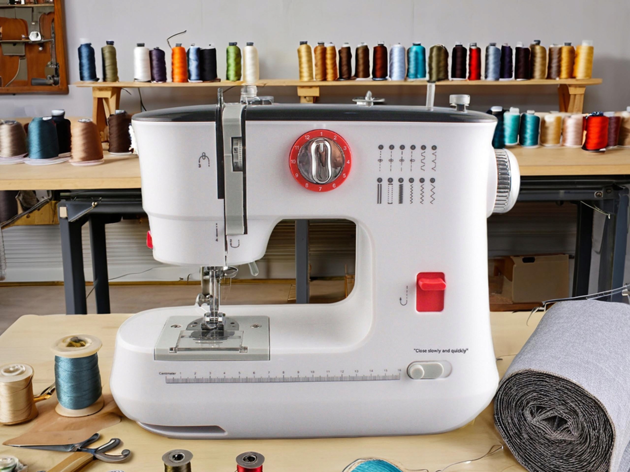 SEWING MACHINE PORTABLE HOME ACCESSORIES PORTABLE 12 STITCHES WITH PEDAL Brand Cleo Art