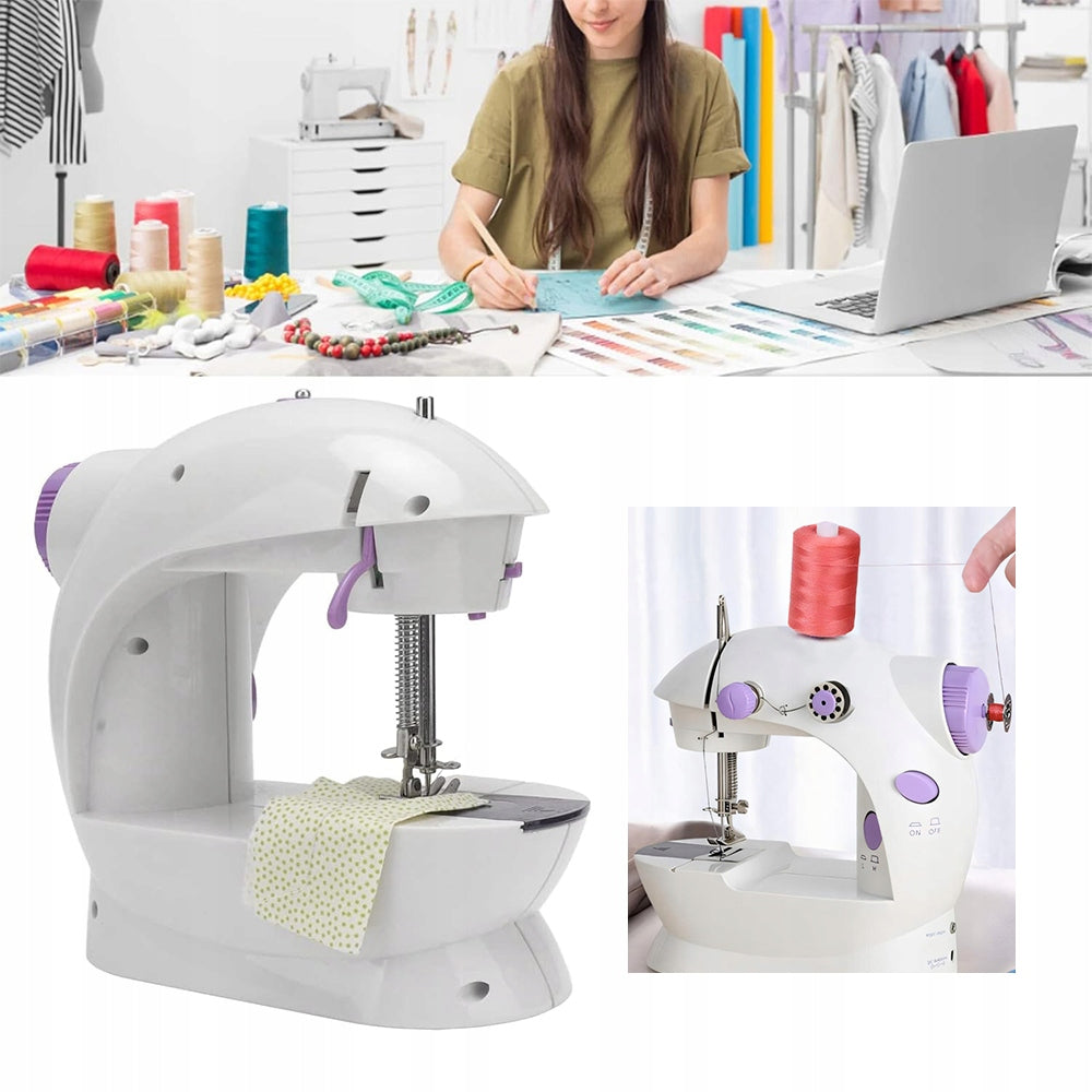 SEWING MACHINE PORTABLE MINI BACKLIT 2 MODES HIGH QUALITY Model Maszyna do szycia