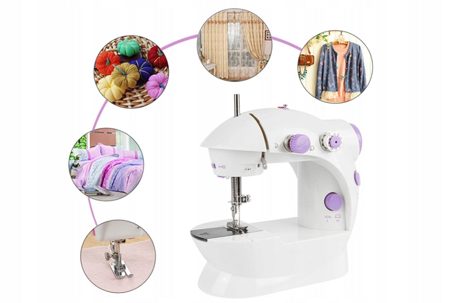SEWING MACHINE PORTABLE MINI SET FOR BEGINNERS SMALL 2 MODES Brand RETOO
