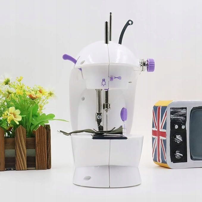 SEWING MACHINE PORTABLE MINI SET FOR BEGINNERS SMALL 2 MODES Hook swing