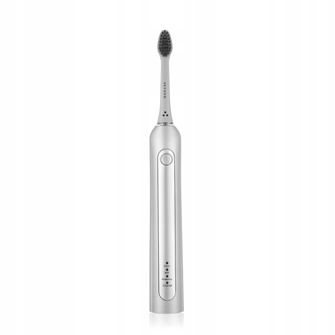 SEYSSO Professional Silver Electric Sonic Toothbrush Packaging status original