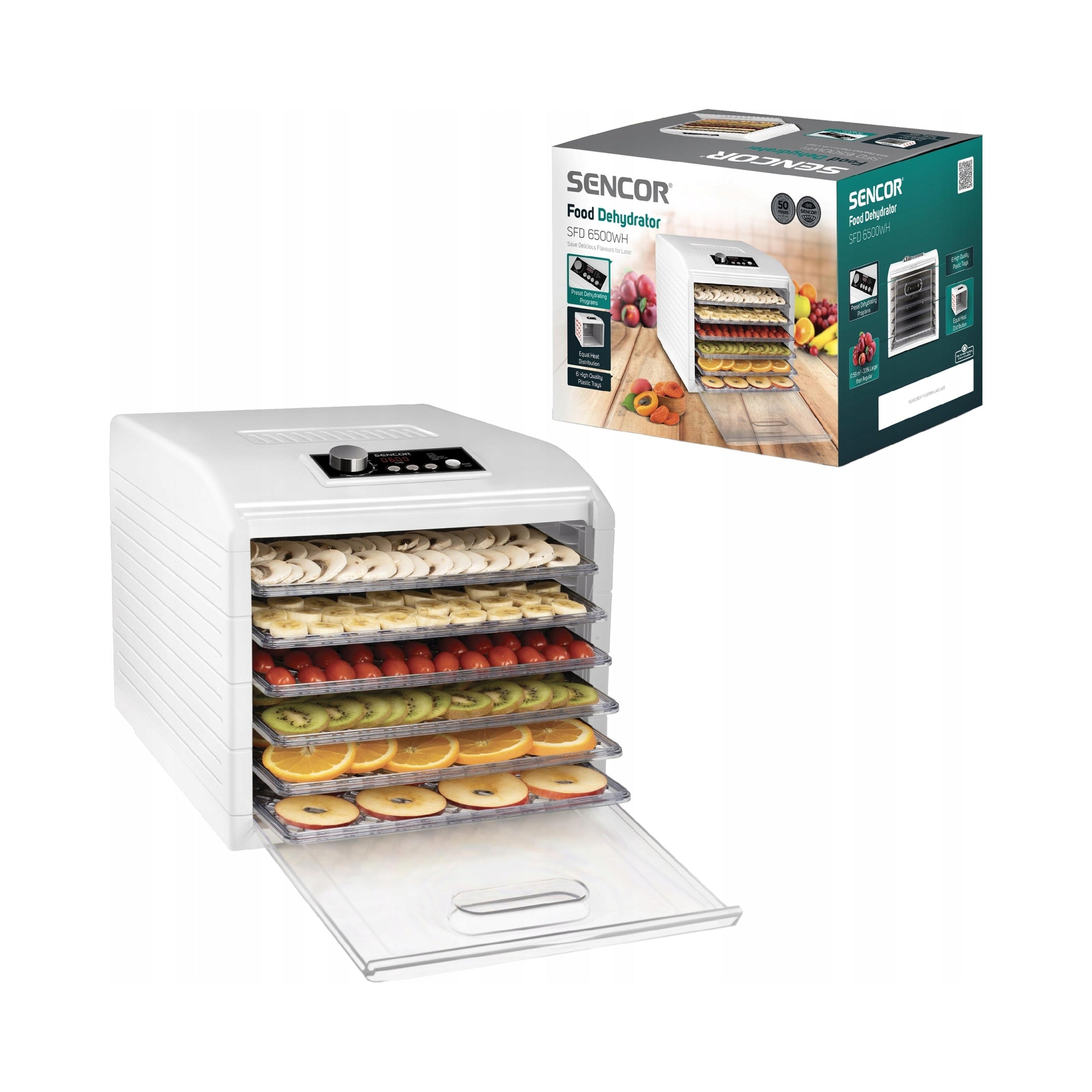 SFD 6500WH Sušička ovoce SENCOR Brand Sencor