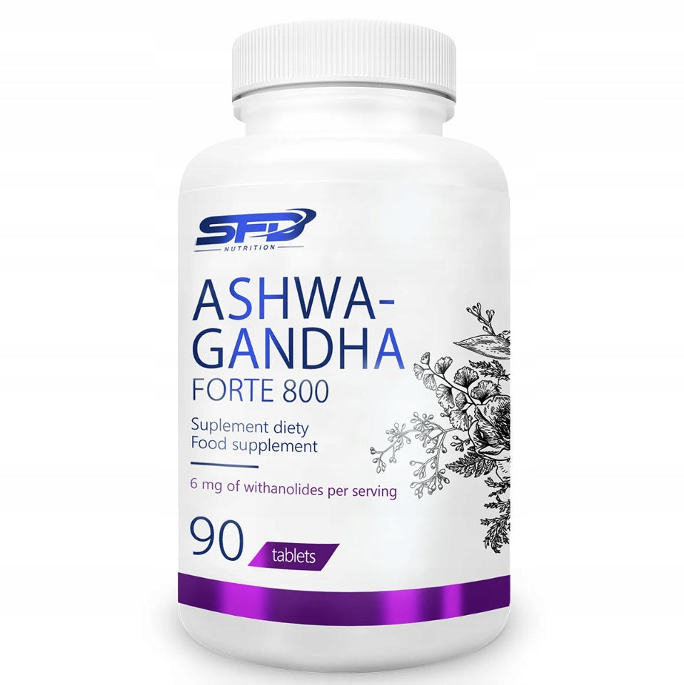 SFD ASHWAGANDHA FORTE 800 90TAB INDIAN GINSENG STRESS RELAXATION CALMING NERVES
