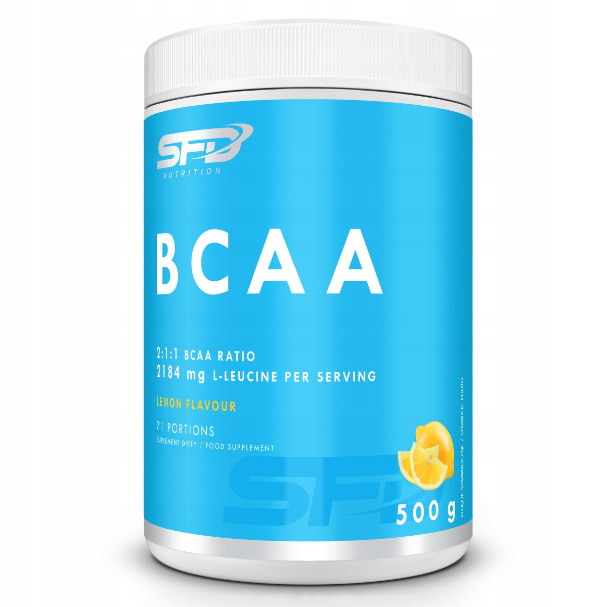 SFD BCAA 500g LEMON AMINO ACIDS MUSCLE REGENERATION ENERGY TAURINE STRENGTH
