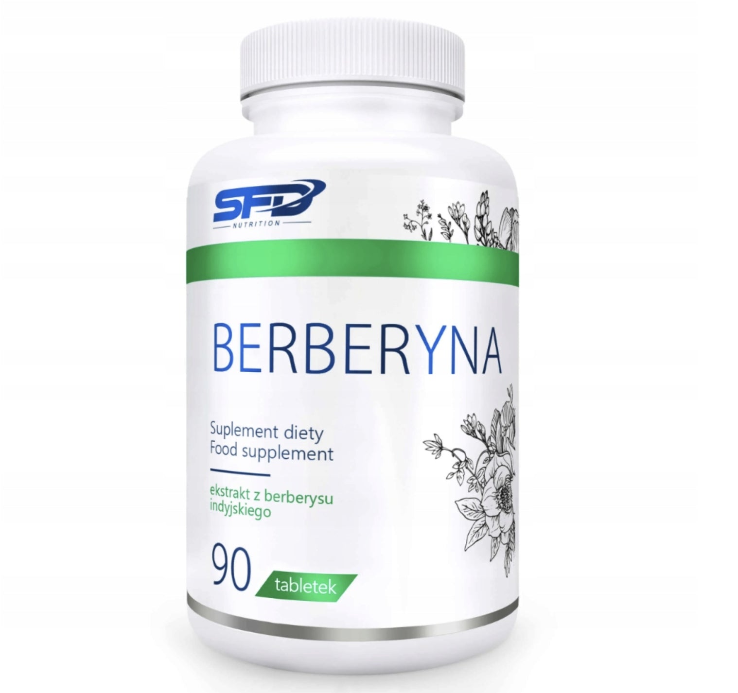 SFD BERBERINE 500mg 90 TABLETS SLIMMING METABOLISM CHOLESTEROL REDUCTION