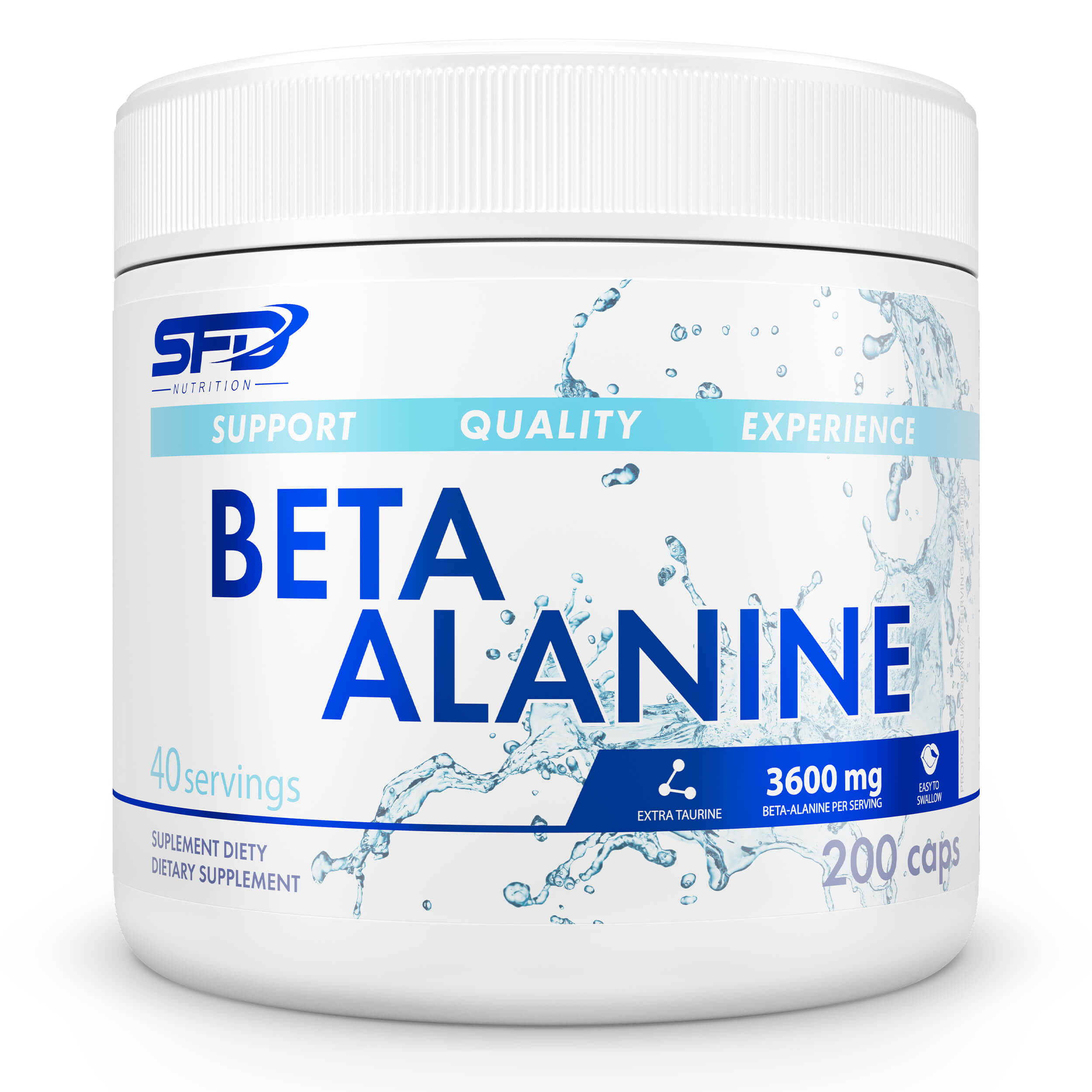 SFD BETA ALANINE 200CAPS ALANINE STRENGTH AMINO ACIDS ENERGY PRE-WORKOUT