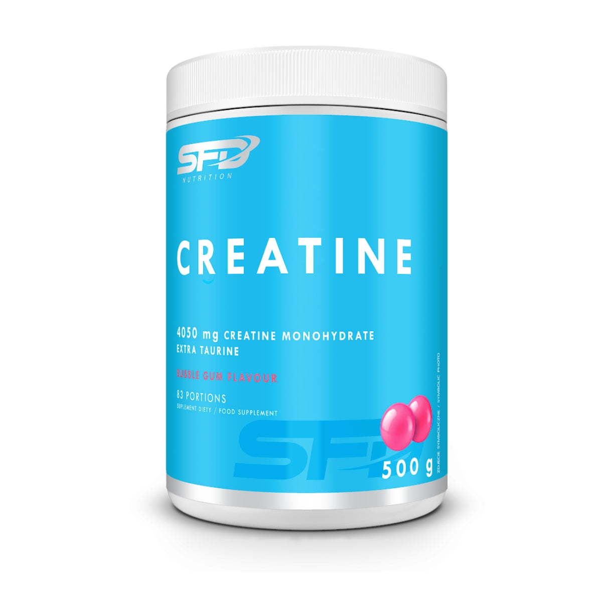 SFD CREATINE 500g CREATINE MONOHYDRATE CREATINE TAURINE STRENGTH POWER