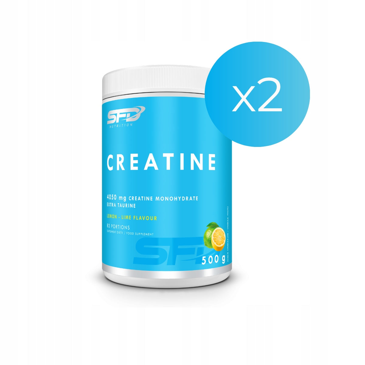 SFD CREATINE 500g LEMON-LIME x2 SET CREATINE