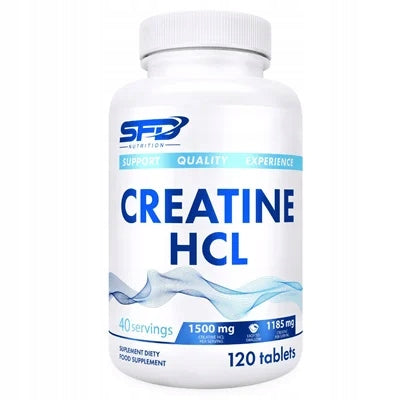 SFD CREATINE HCL 120 TABLETS CREATINE HYDROCHLORIDE PERFORMANCE STRENGTH TRAINING