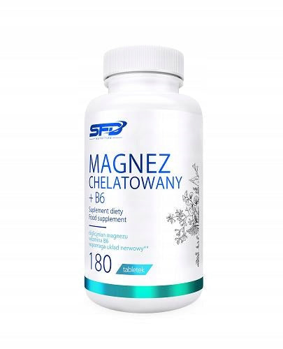 SFD Chelated Magnesium + B6, 180 tablets