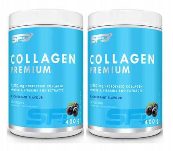 SFD Collagen Premium Dietary Supplement Blackcurrant 400g x2 pcs