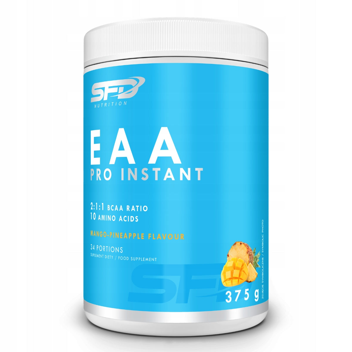 SFD EAA PRO INSTANT 375g AMINO ACIDS PINEAPPLE MANGO REGENERATION ENERGY