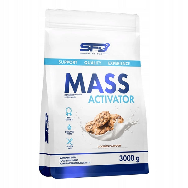 SFD MASS ACTIVATOR 1000G BANANA GAINER PROTEIN CARBOHYDRATES MUSCLE MASS