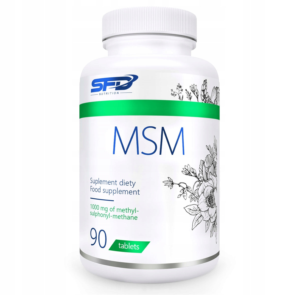 SFD MSM 90tab ORGANIC SULFUR COLLAGEN JOINTS FLEX COLLAGEN MUSCLE BONES