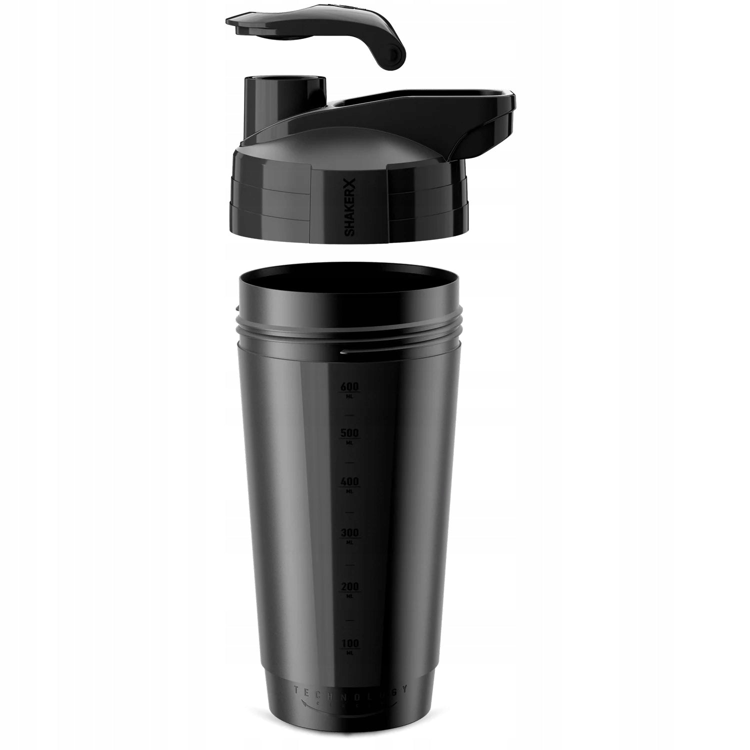 SFD PREMIUM SHAKER 700 ML FOR GYM FOR CONDITIONERS SEALED BLACK ON THE GO Color black