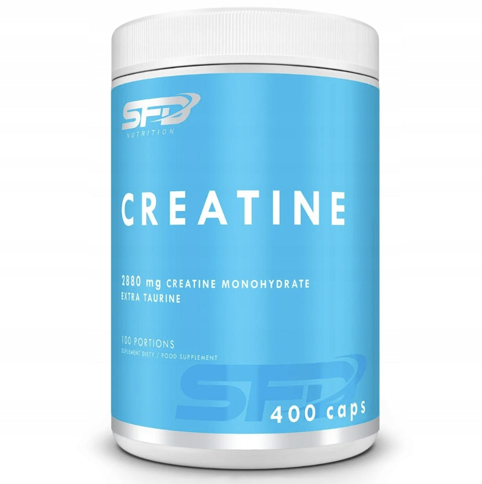 SFD PURE CREATINE 400 kaps CREATINE MONOHYDRATE PURE CREATINE MASS STRENGTH