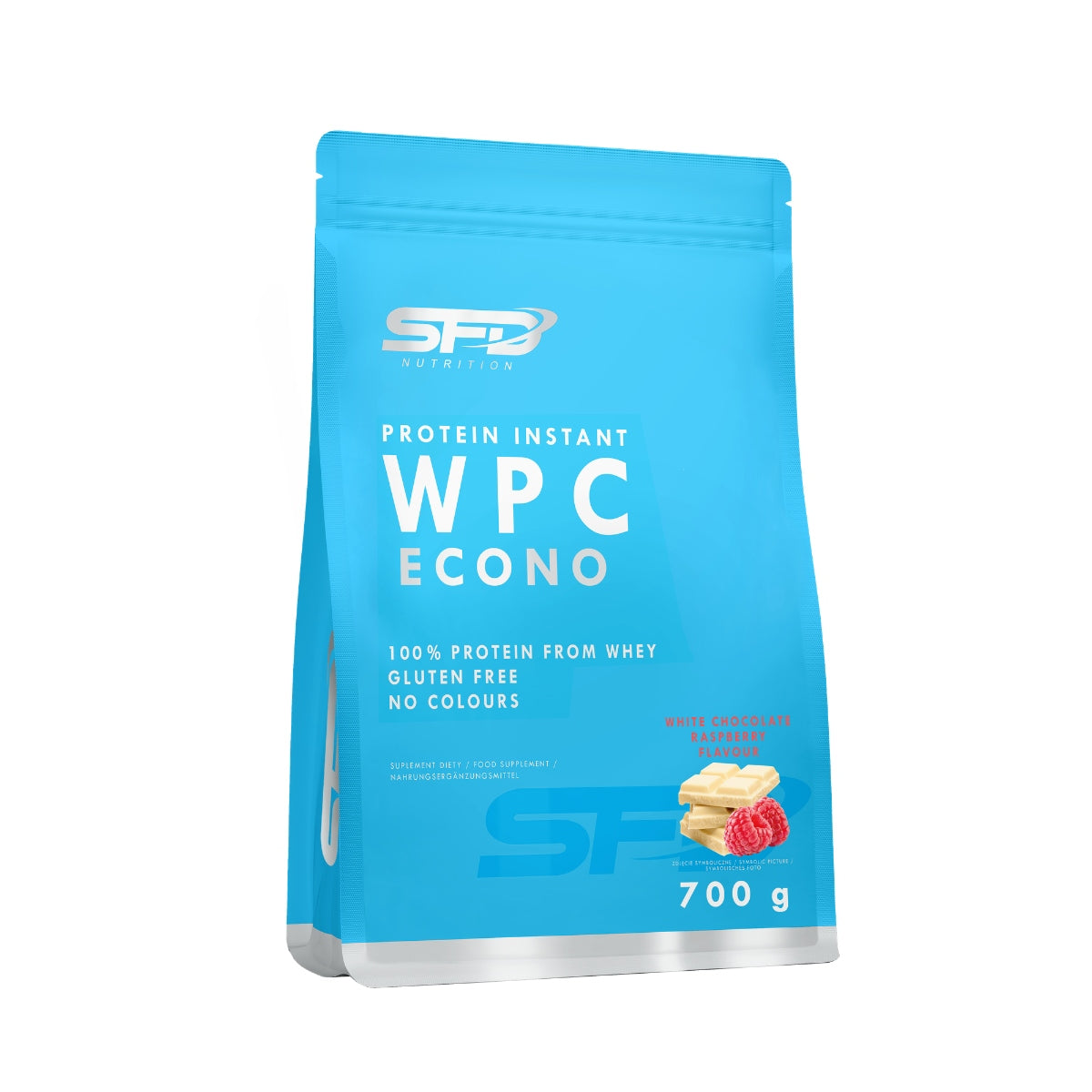 SFD WPC PROTEIN ECONO 700G WHITE CHOCOLATE-MALINA PROTEIN WPC REGENERATION
