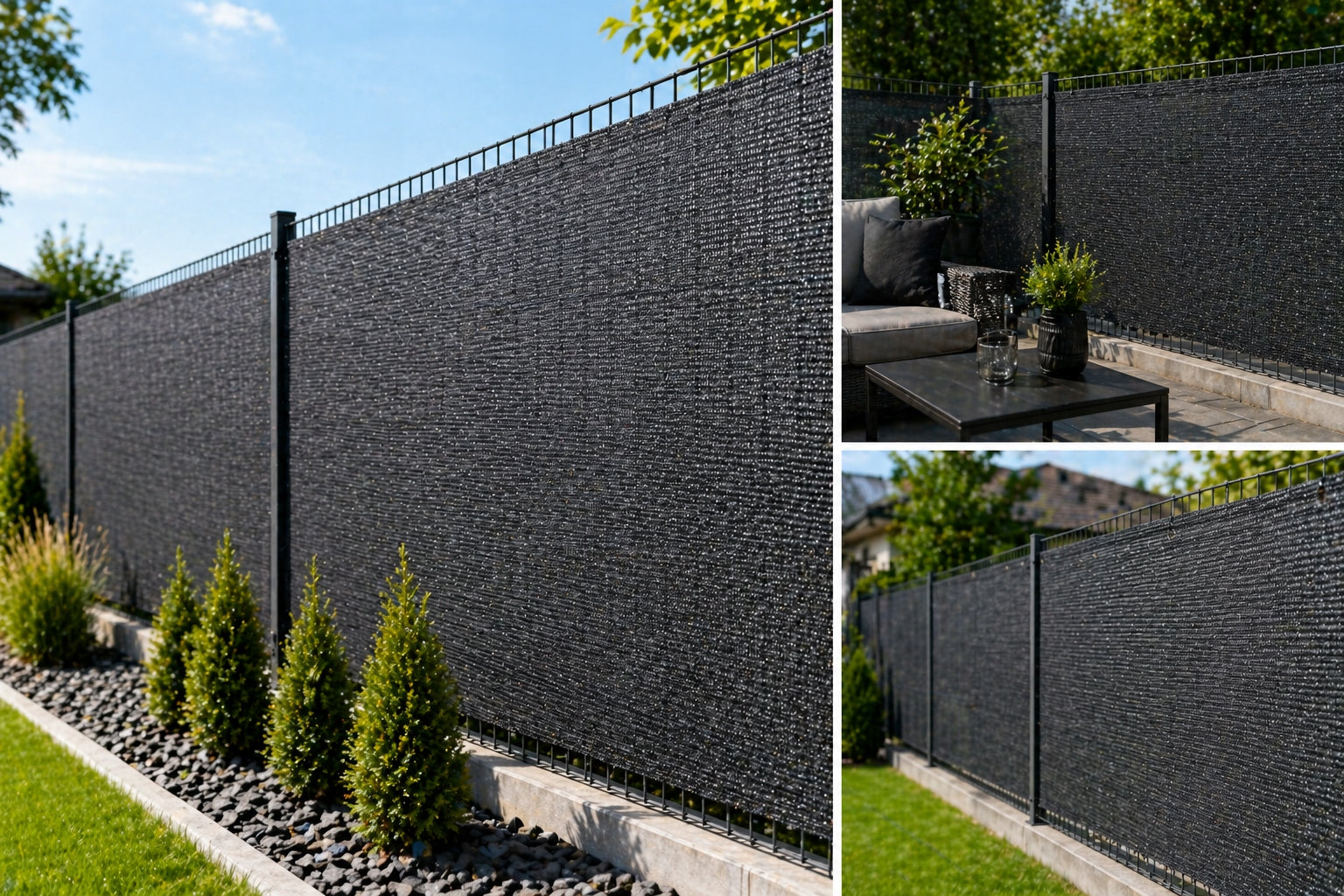 SHADING MESH 90% 1,2x25m MAT FENCE COVER UV+ GRAPHITE Manufacturer code GRF90%1,2x25TRT