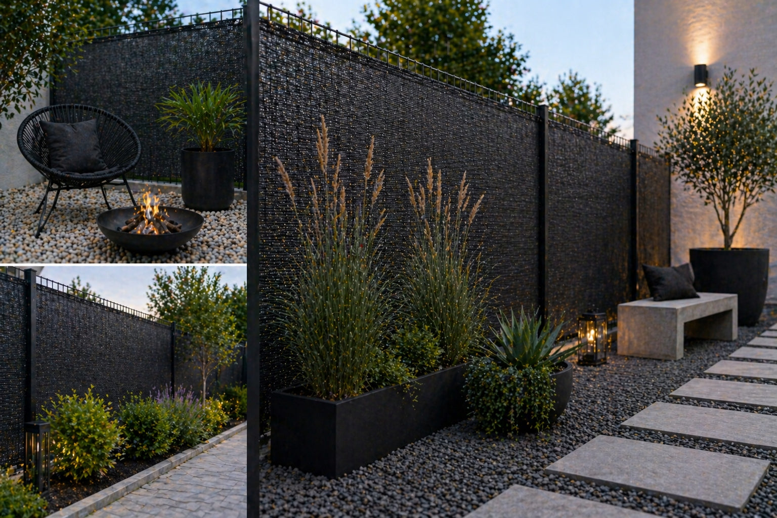 SHADING MESH 90% 1,2x50m MAT FENCE COVER UV+ GRAPHITE Height 1.2 m