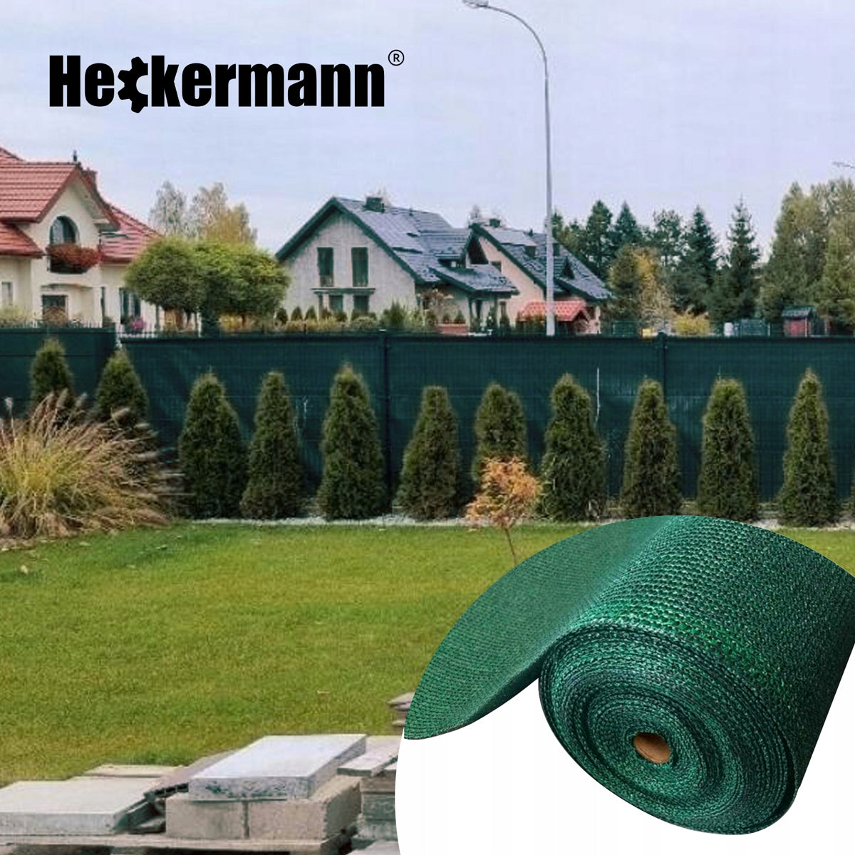 SHADING MESH MASKING 90% FOR FENCE UV SHIELDING FENCE 1,5x25m 140g Manufacturer code 5905325701937