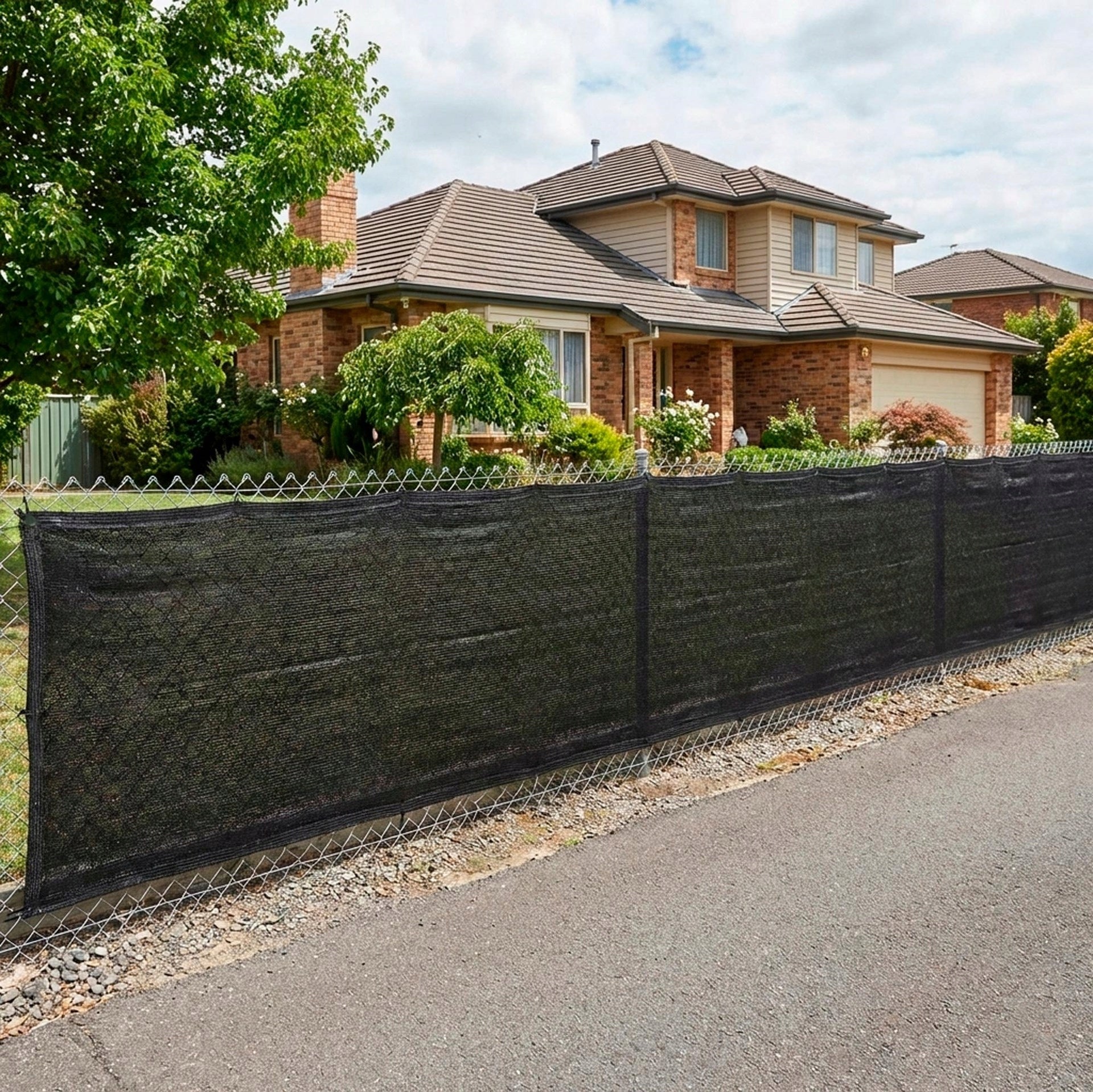 SHADING MESH MASKING 90% ON THE FENCE SHIELDING FENCE 1,5x25m + UV Kind mesh