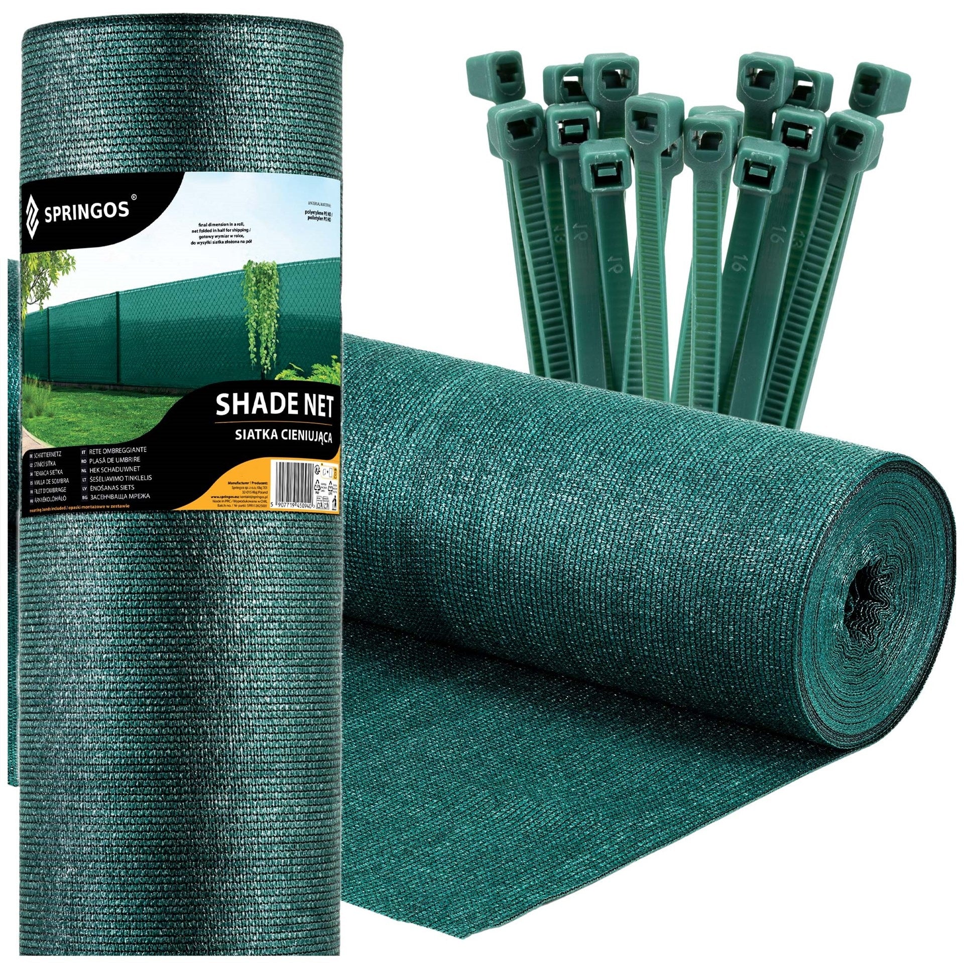 SHADING MESH MASKING 90% ON THE FENCE SHIELDING FENCE 1,5x50m + UV Manufacturer Springos