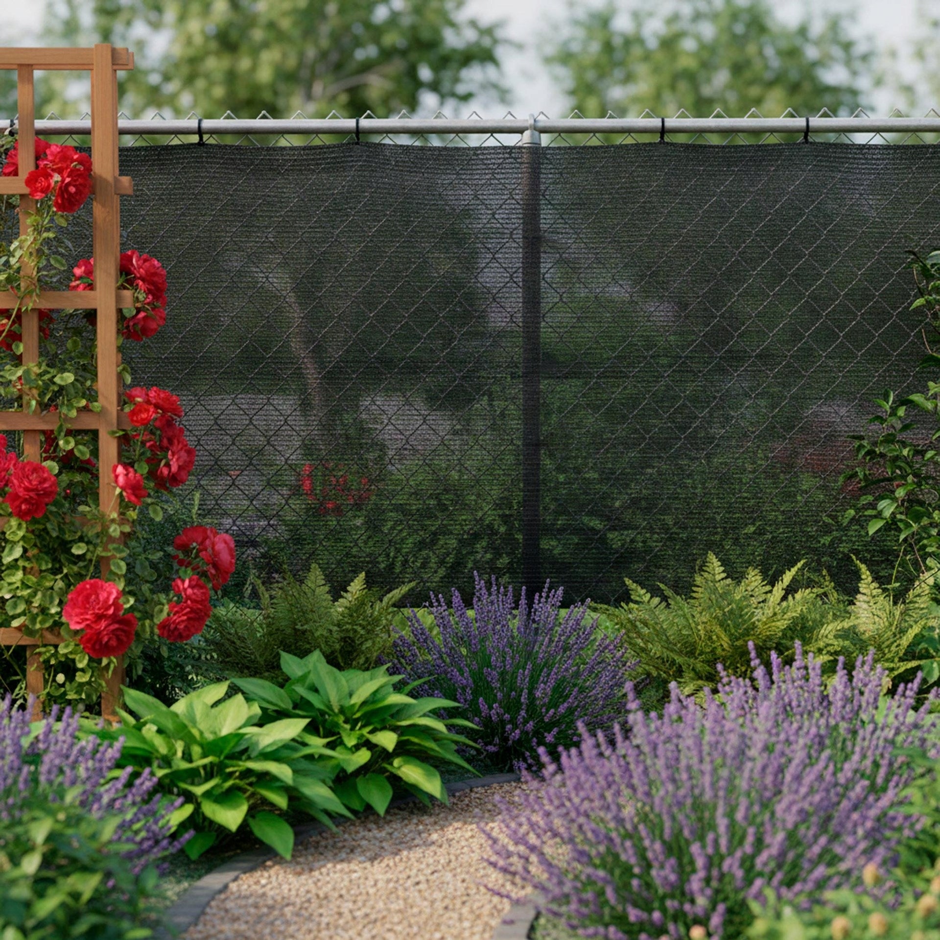 SHADING MESH MASKING COVER 1,5x10m FENCE COVER 90% + UV Length 10 m
