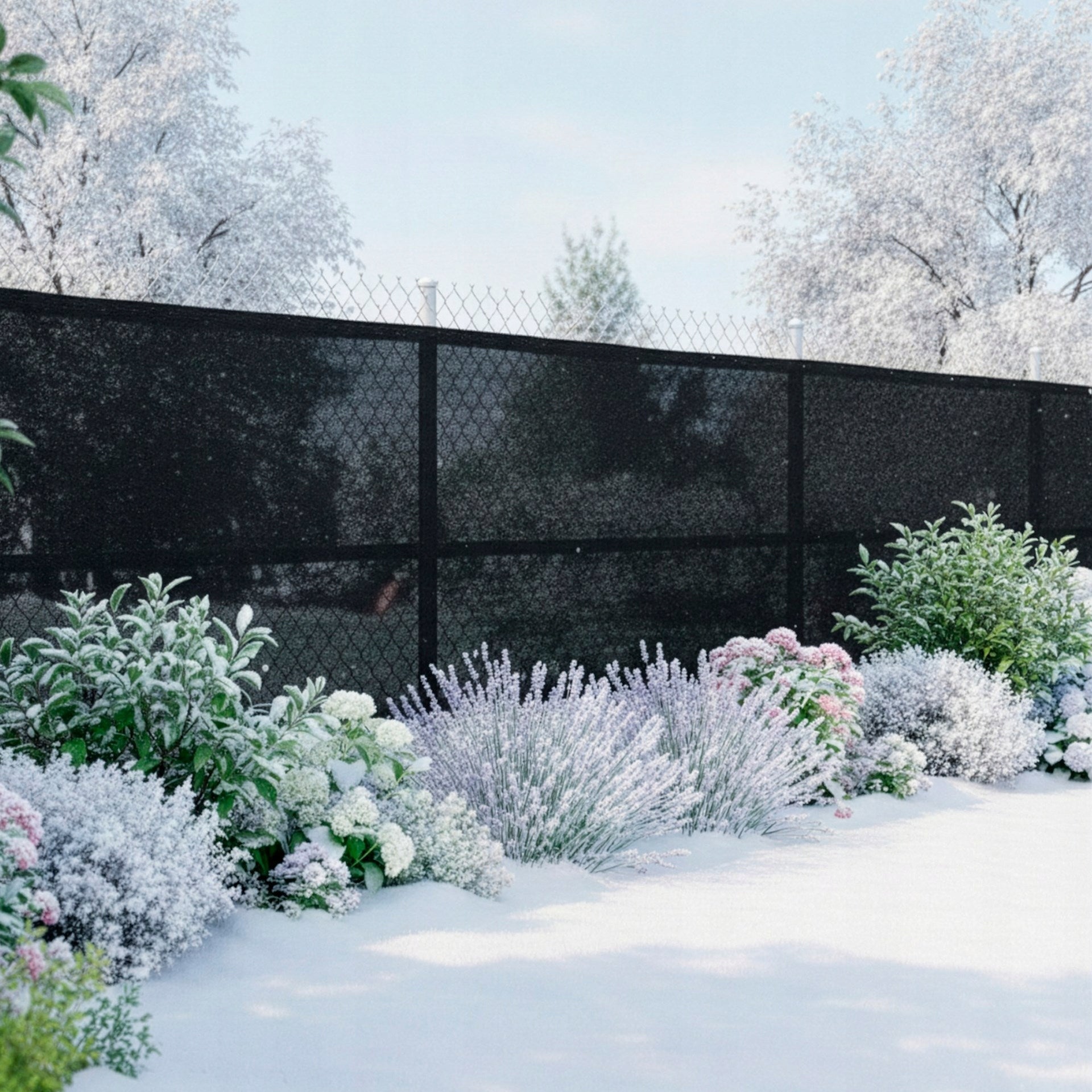 SHADING MESH MASKING COVER 1,5x10m FENCE COVER 90% + UV Shape rectangular