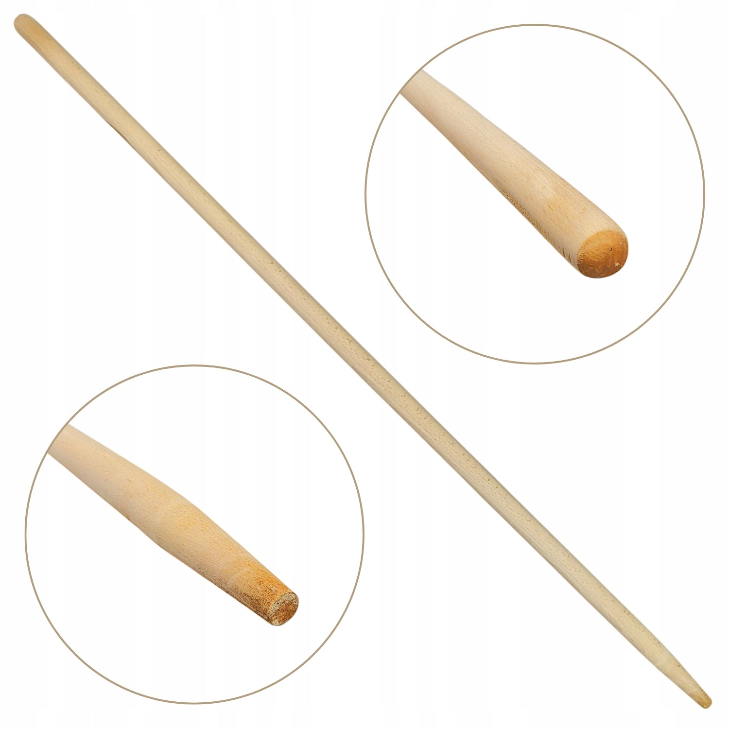 SHAFT 140 CM FOR STREET RAKE DAGGER STYLE HANDLE STICK CONE