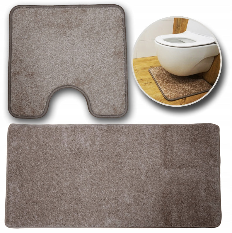 SHAGGY RUG SOFT SET OF ANTI-SLIP BATHROOM RUGS 50x80cm EAN (GTIN) 8018659235409