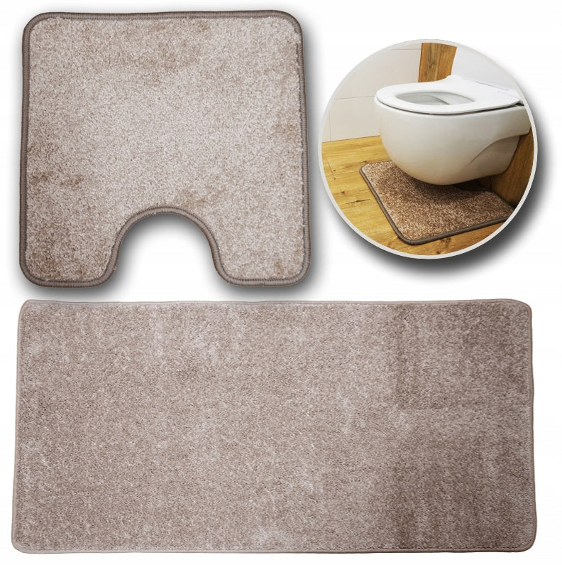 SHAGGY RUG SOFT SET OF ANTI-SLIP BATHROOM RUGS 50x80cm Manufacturer code MA1405