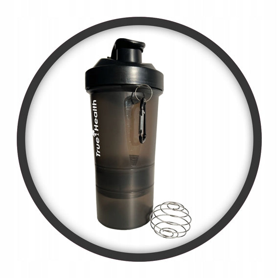 SHAKER 400 ml SPORTS SHAKER FOR CONDITIONERS PROTEIN SEALED WATER BOTTLE TRUE HEALTH EAN (GTIN) 5903140697787