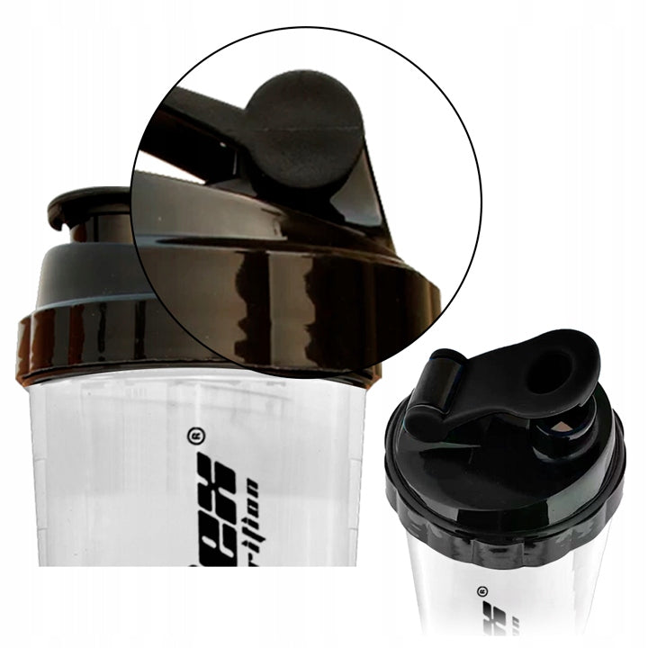 SHAKER 500ml IronFlex sealed SHAKER for nutrients with PROTEIN container Kind shaker