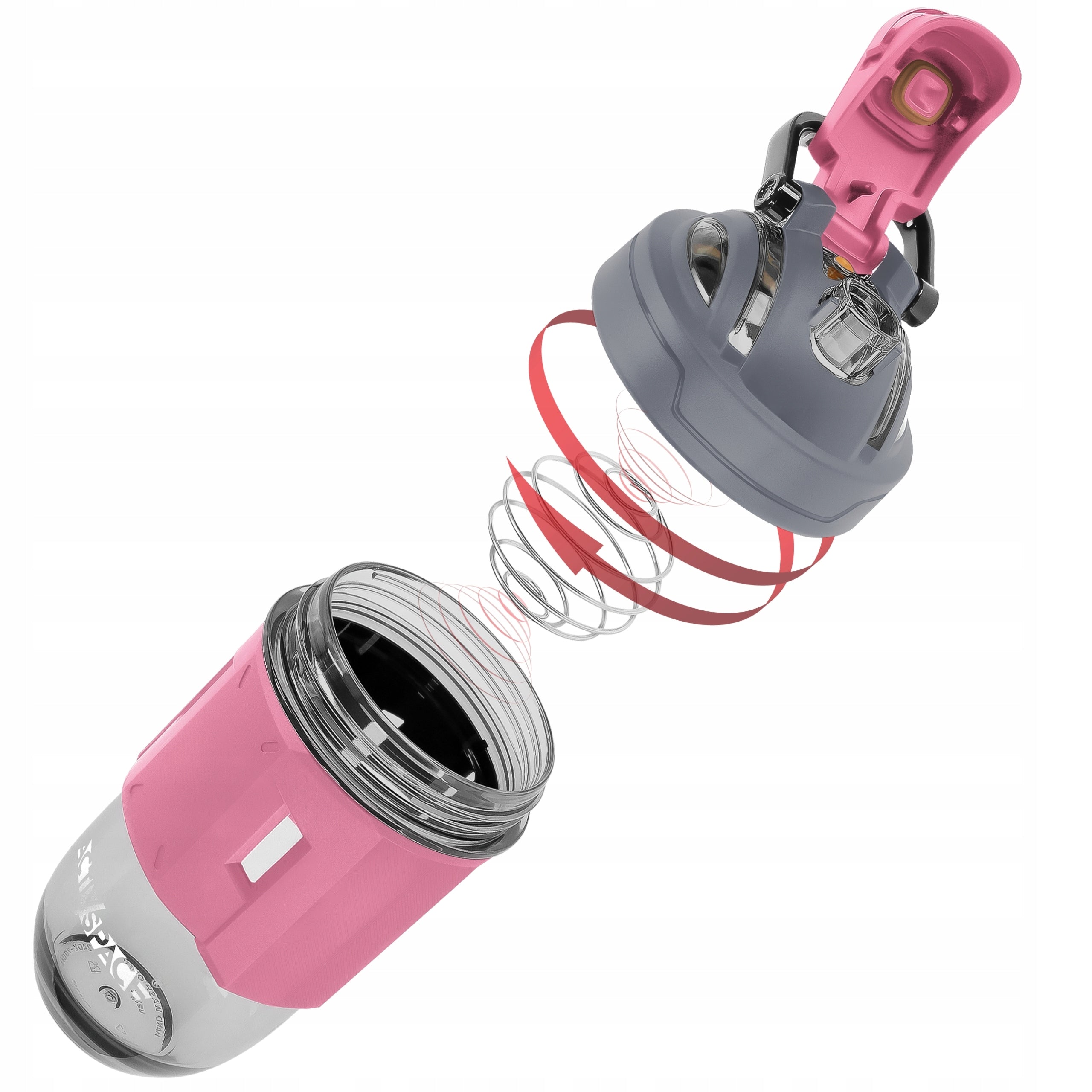 SHAKER 700ML FOR NUTRIENTS SHAKER SPORTS WATER BOTTLE SEALED TRITAN BPA GYM Color pink