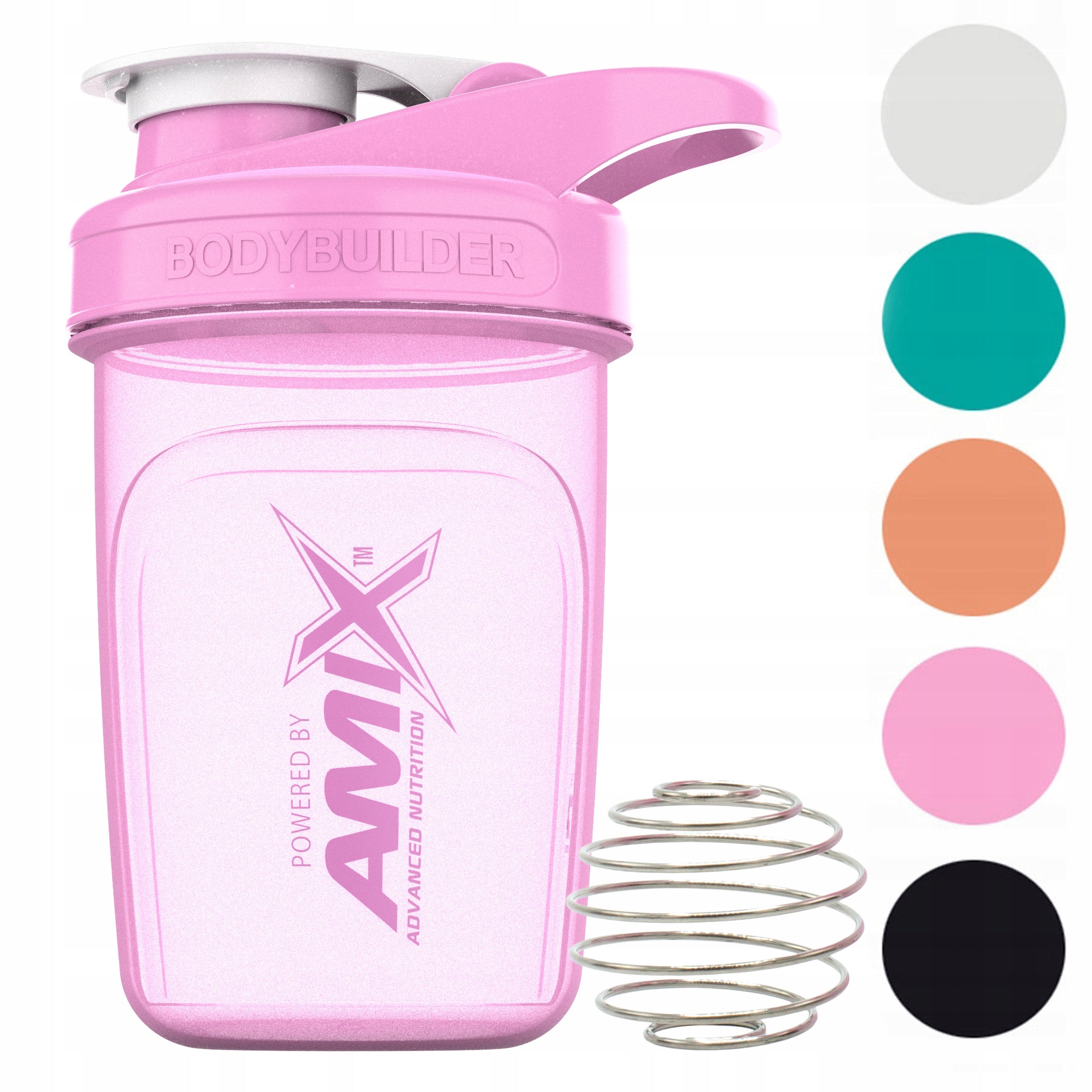 SHAKER FOR COCKTAILS SHAKER FOR PROTEIN NUTRIENTS mini 300 ml WITH BALL Women Manufacturer code Szejker do koktajli mini 300 ml różowy Shaker