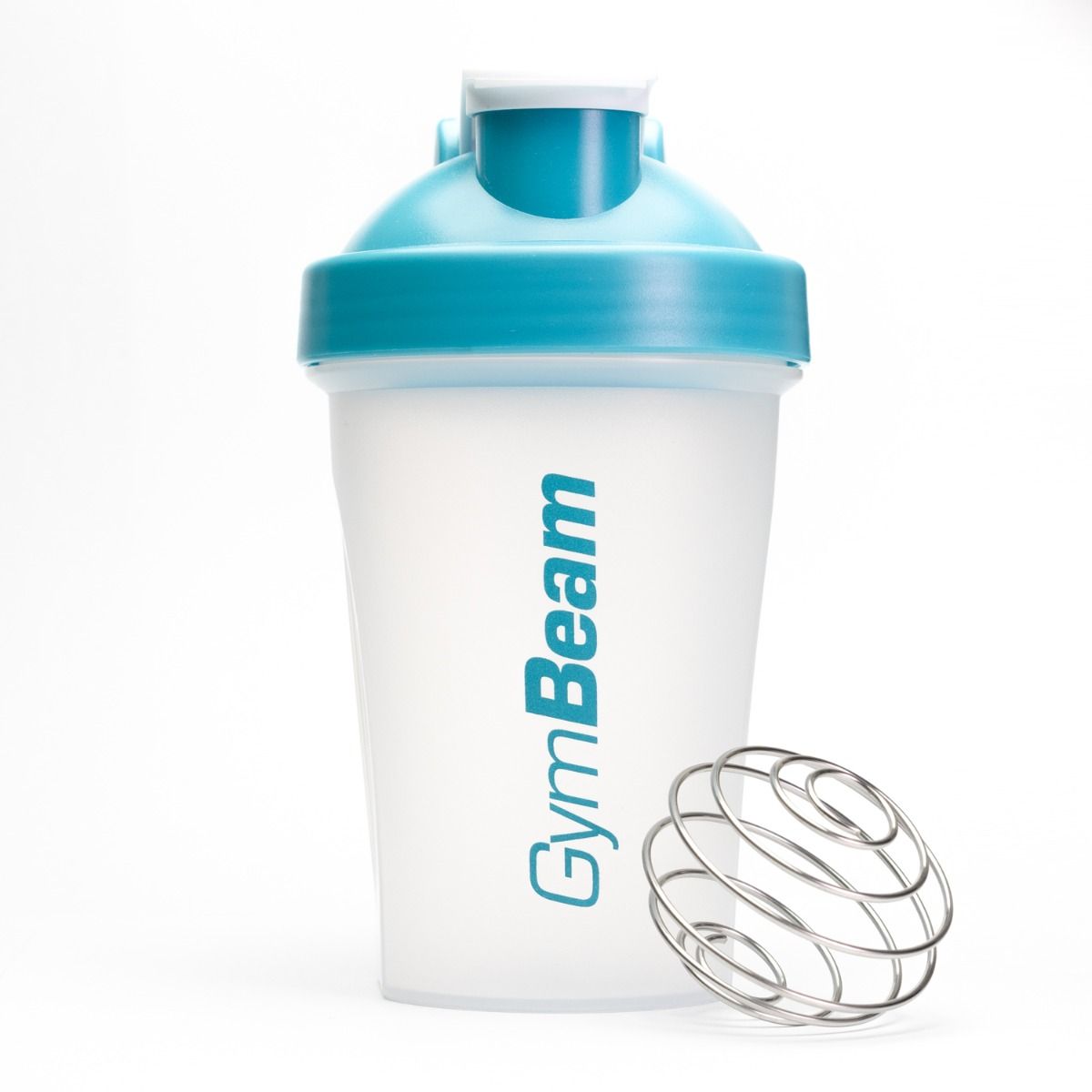 SHAKER WATER BOTTLE FOR GYM CONDITIONERS - GymBeam 400ml blue Color blue