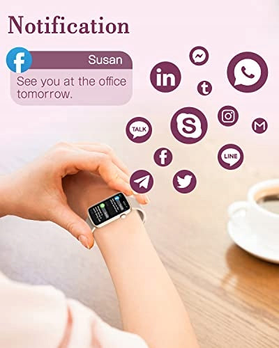 SHANG WING Smart Smartwatch for Women Gold Packaging status original