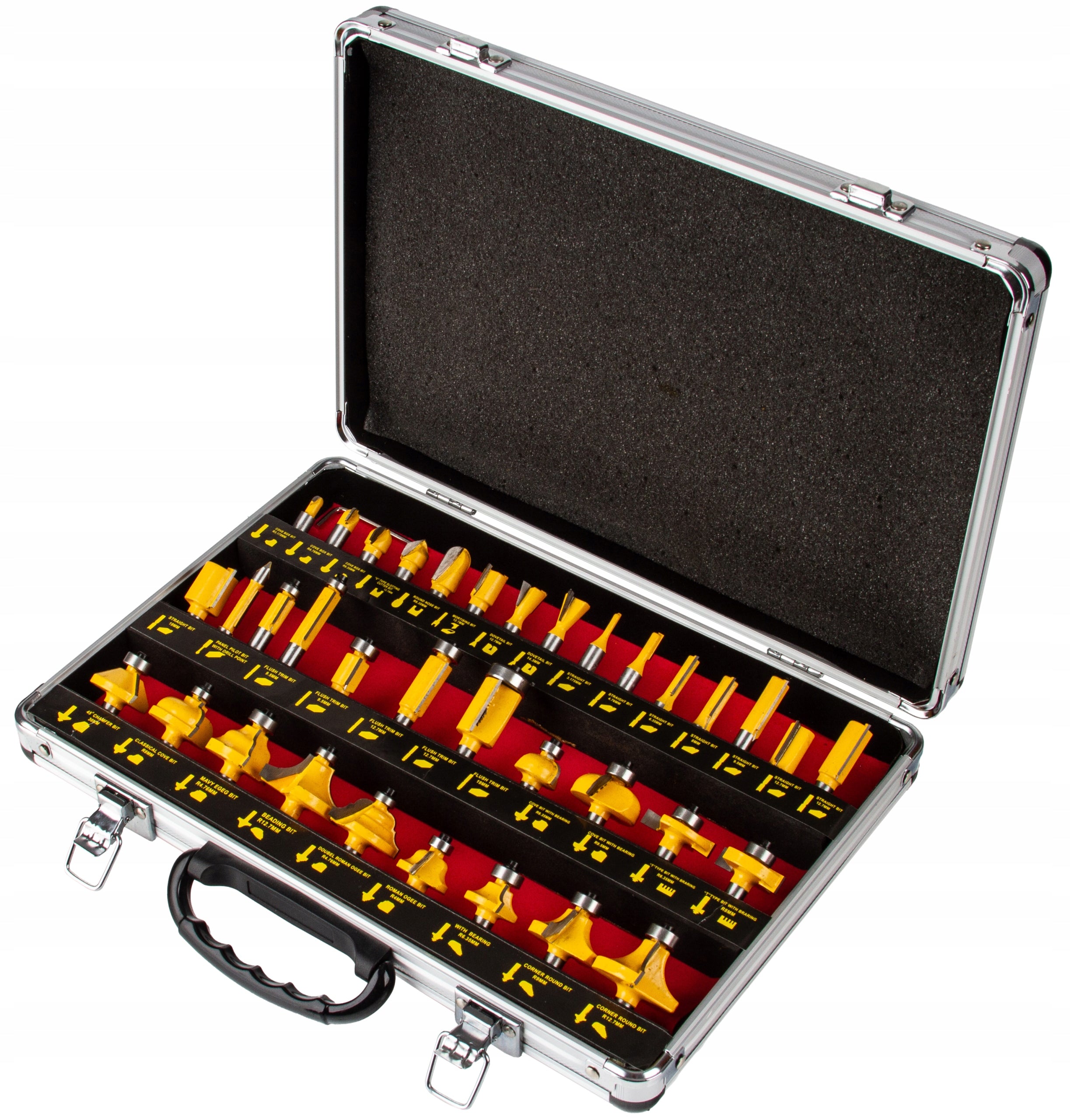 SHAPED WOOD CUTTERS 35 el MILLING MACHINE CUTTER SET Packaging status original