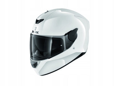 SHARK D-SKWAL 2 BLANK full-face motorcycle helmet, white L