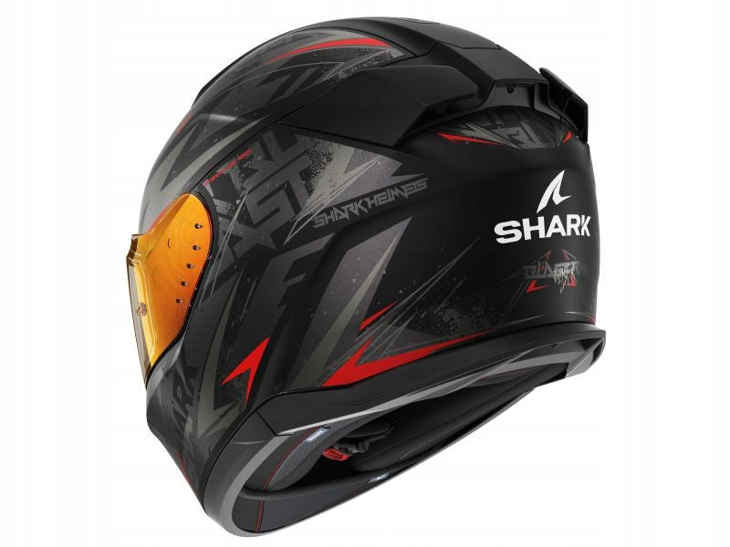 SHARK D-SKWAL 3 BLAST-R MAT motorcycle helmet black/red/gray XL Manufacturer's catalog number HE0921E-KAR-XL