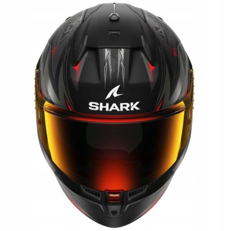 SHARK D-SKWAL 3 BLAST-R MOTORCYCLE HELMET MAT BLACK ANTHRACITE RED M Size M