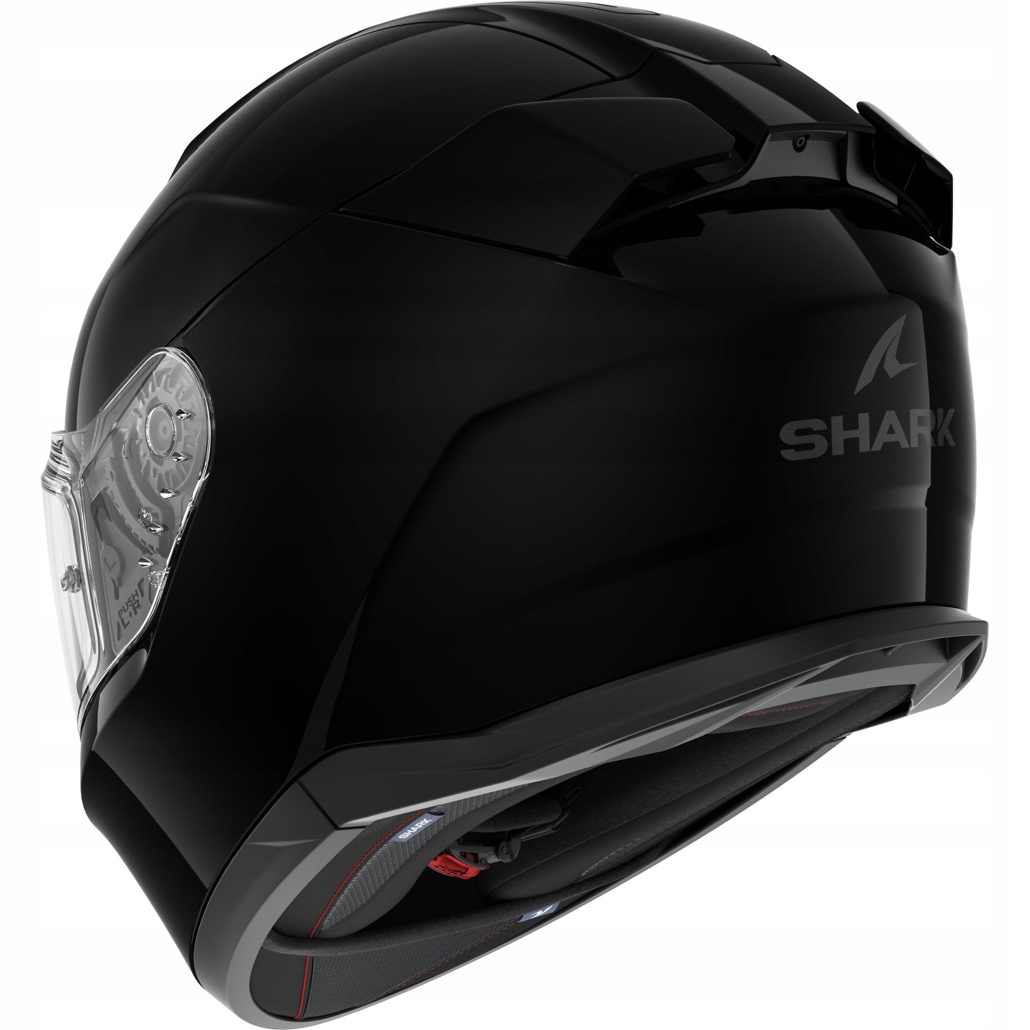 SHARK INTEGRAL HELMET D-SQUAL 3 BLANK BLACK GLOSSY XL Size XL