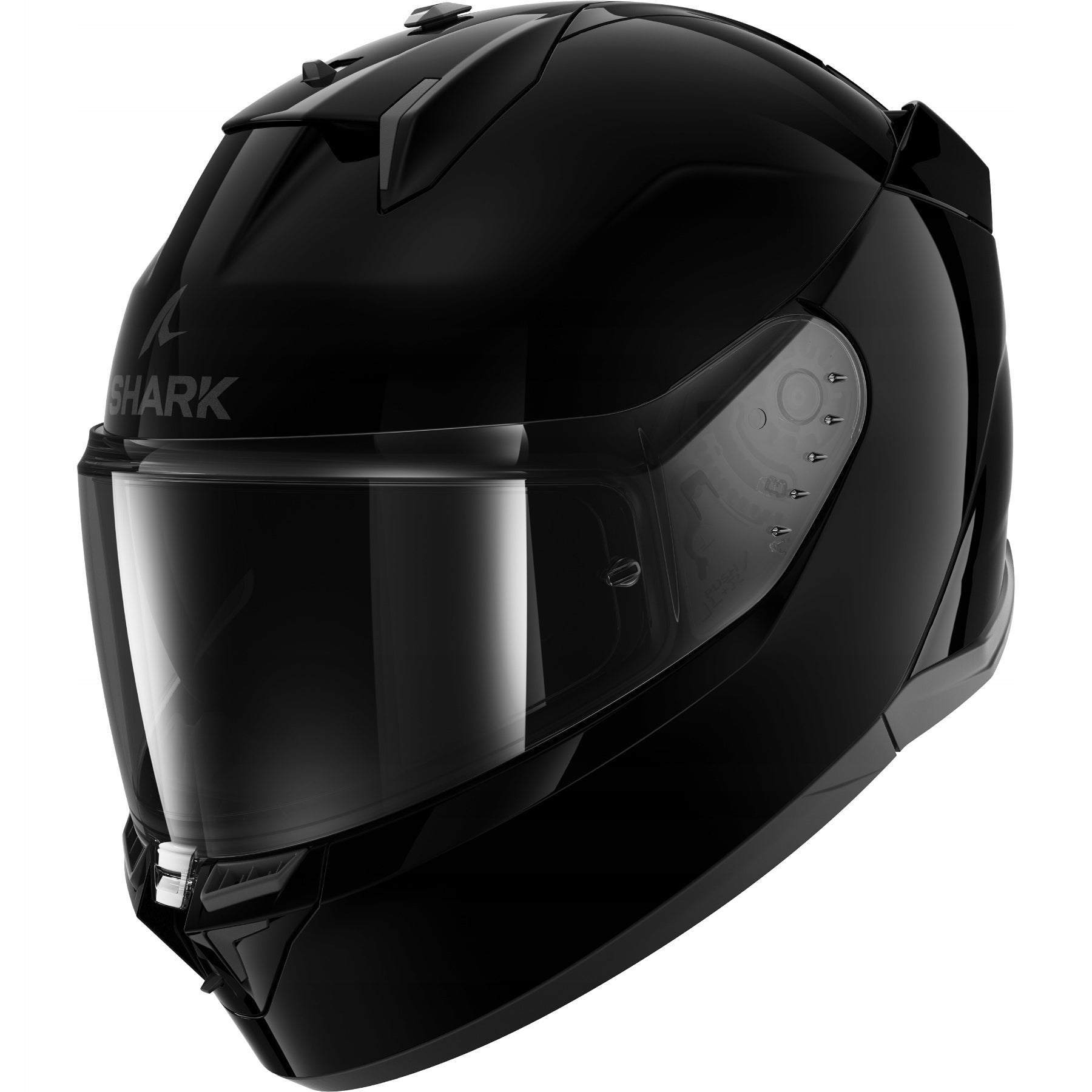 SHARK INTEGRAL HELMET D-SQUAL 3 BLANK BLACK GLOSSY XL
