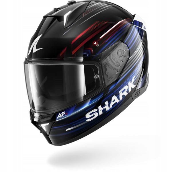 SHARK INTEGRAL HELMET SKWAL i3 LIGHT-BLUR BLACK RED BLUE S + FREEBIES Size S